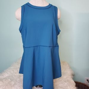 Ava & Viv plus size peplum top 0x 14/16